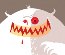 Portfolio Picture 11 — Creepy Monster illustration